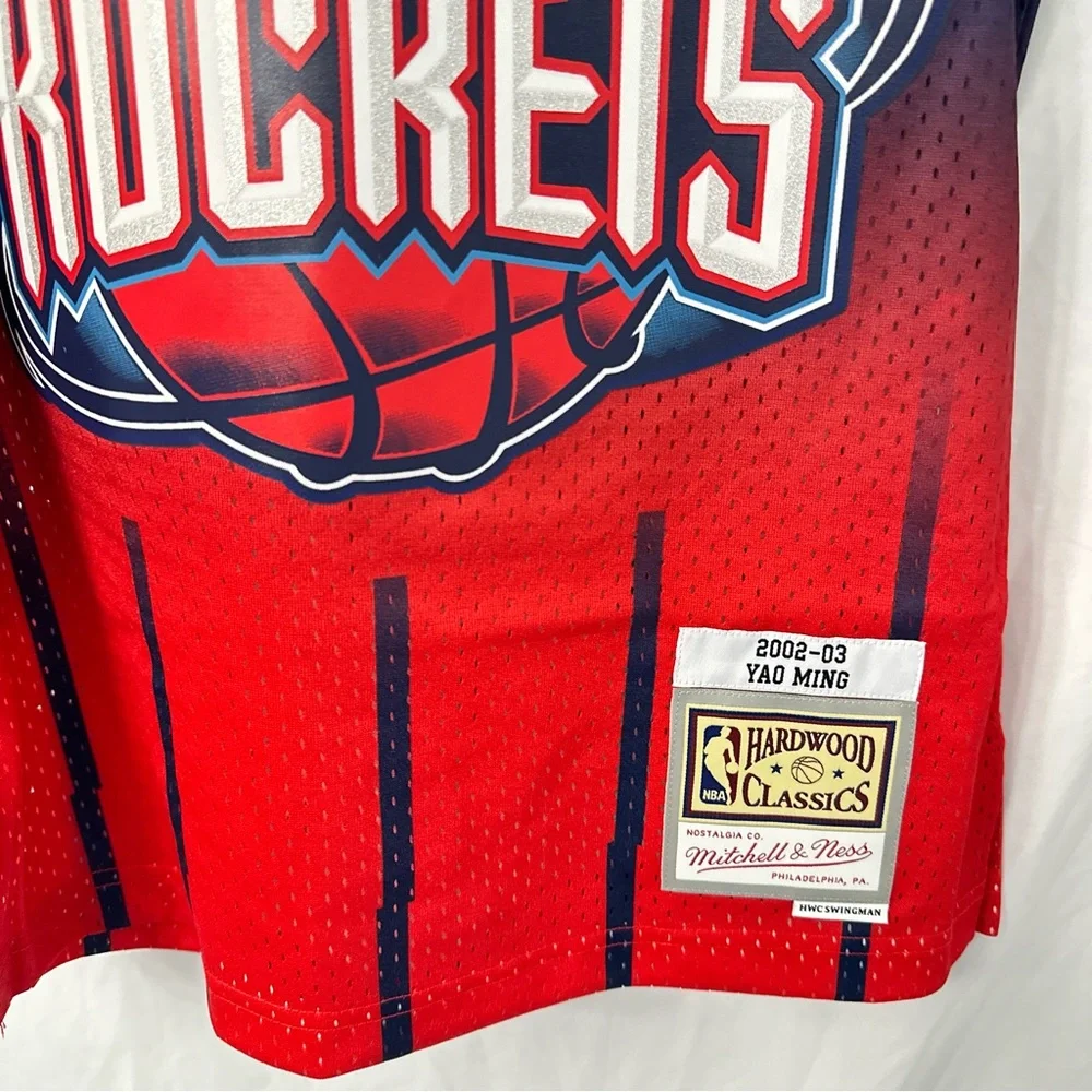 Mitchell Ness Swingman Houston Rockets Yao Ming Jersey - Picture 9 of 11